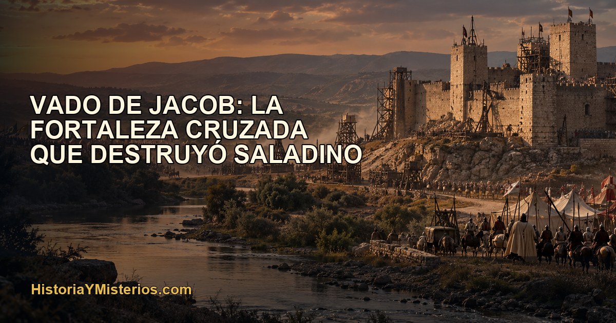 Fortaleza cruzada del Vado de Jacob cercada por las fuerzas de Saladino en 1179