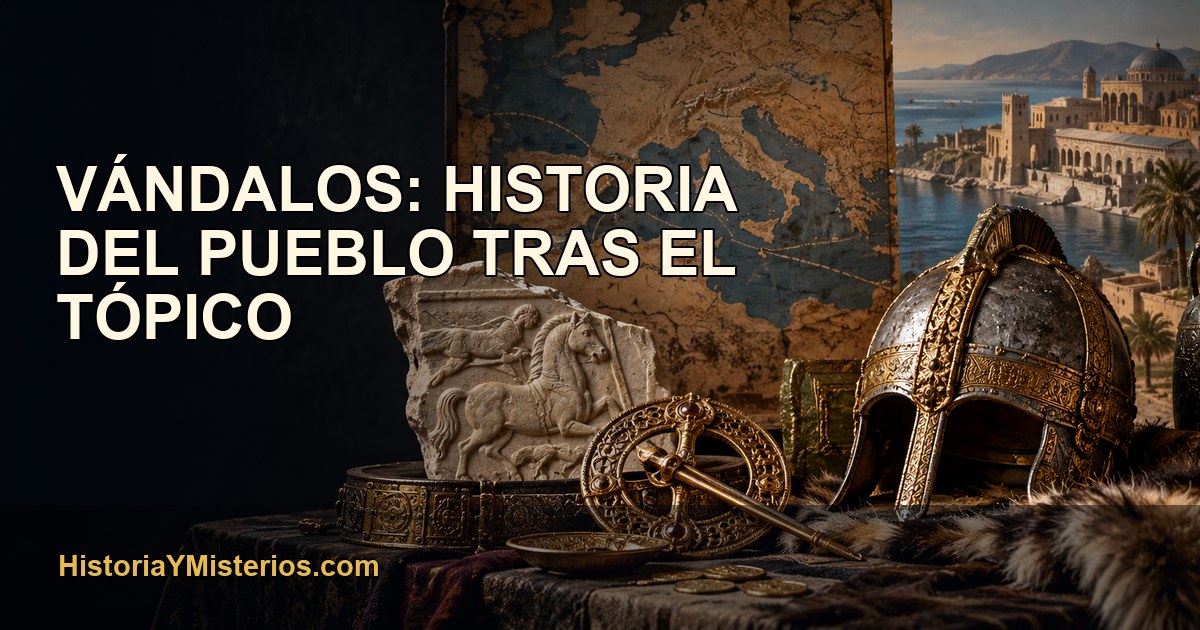 Vándalos: historia del pueblo tras el tópico — imagen editorial de HistoriaYMisterios.com