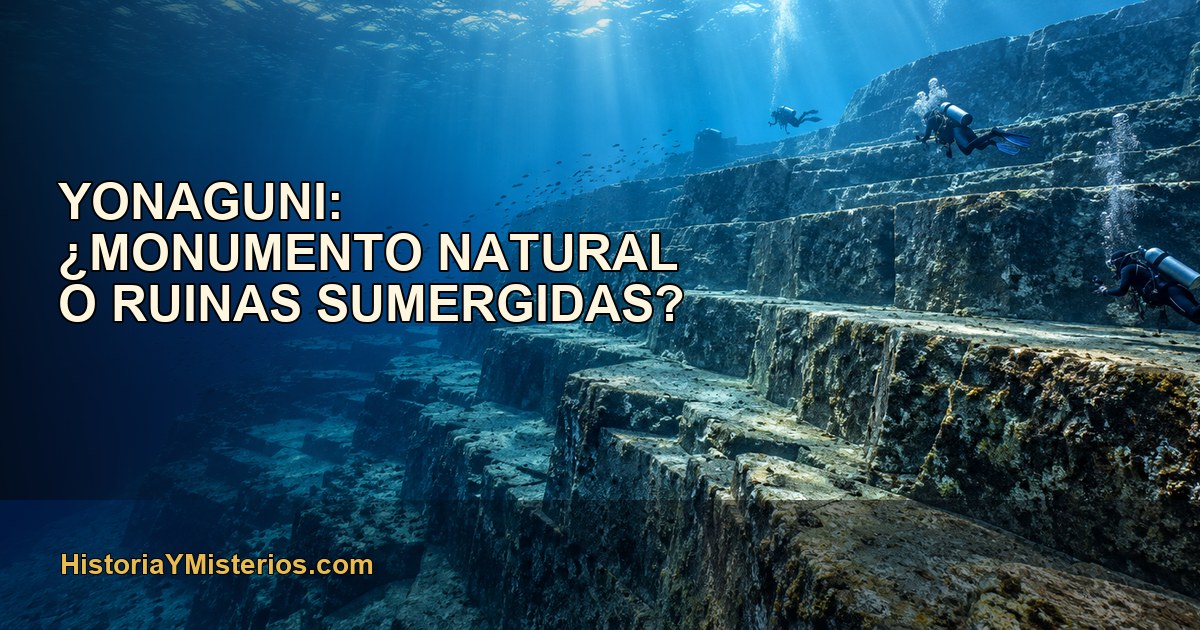 Formaciones submarinas de Yonaguni observadas por buceadores científicos